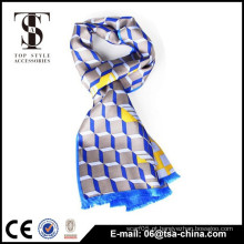 Atacado 100% seda Alta Qualtity Mens Silk Scarf